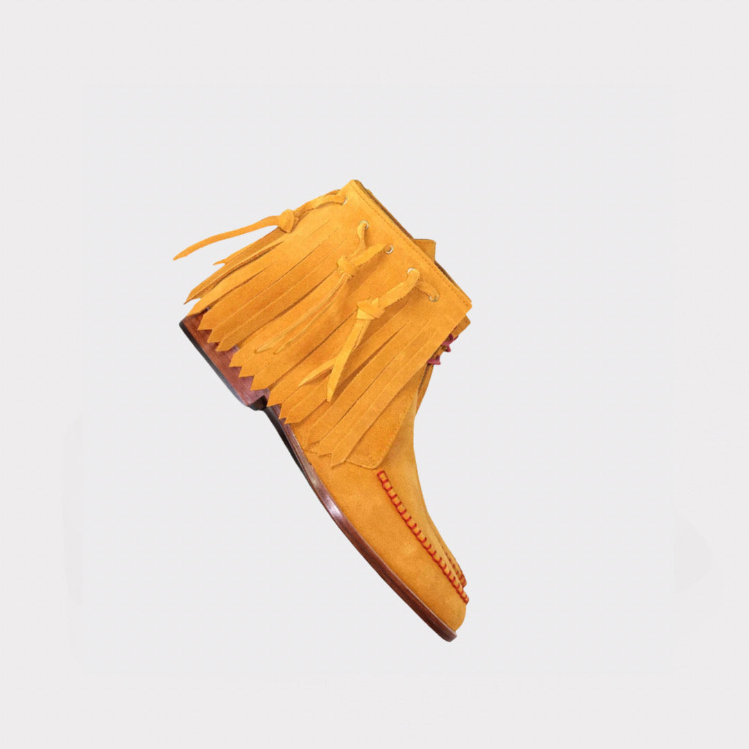 Dress Fringed Moccasin (Sand)