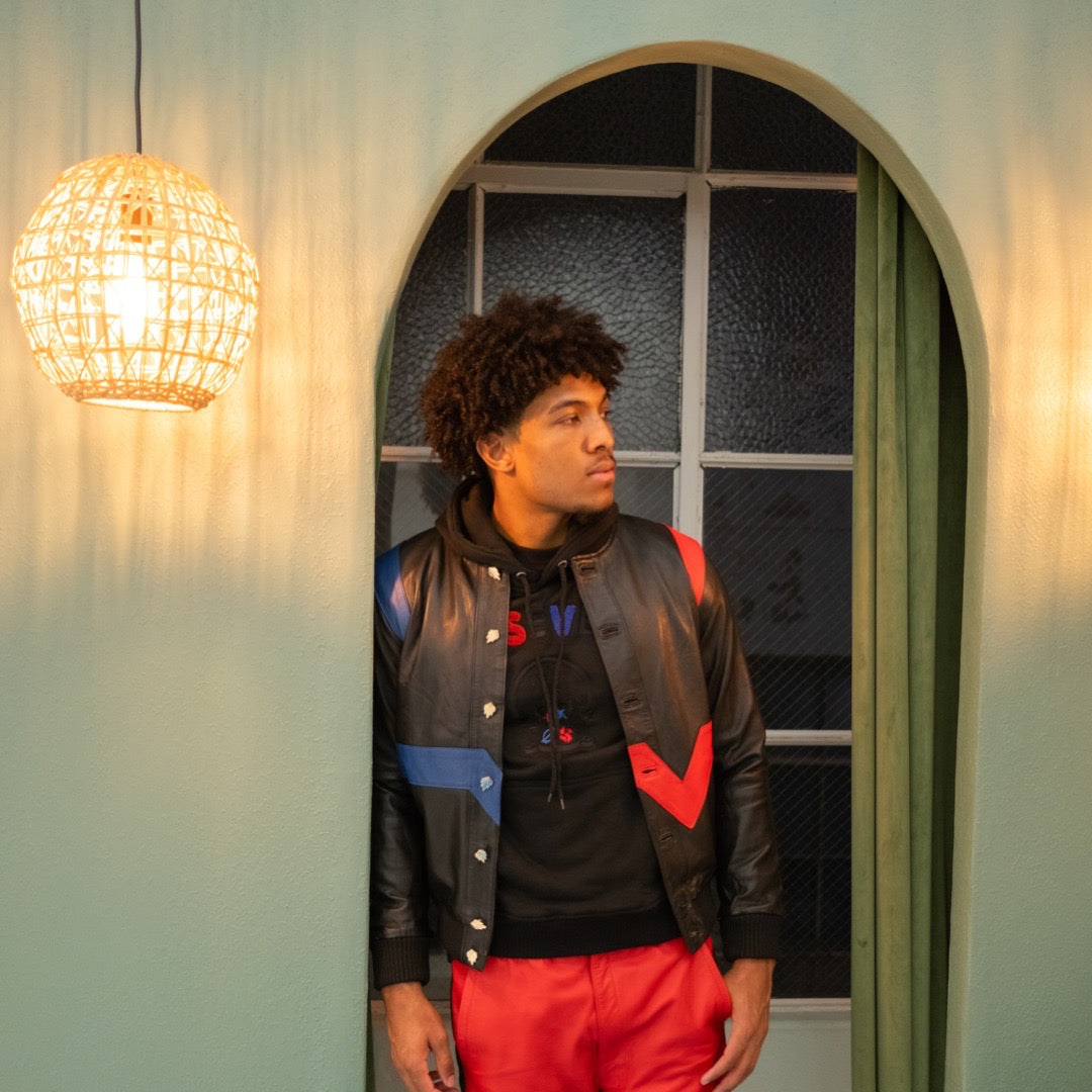 The Valley Bomber (Black/Red/Blue)