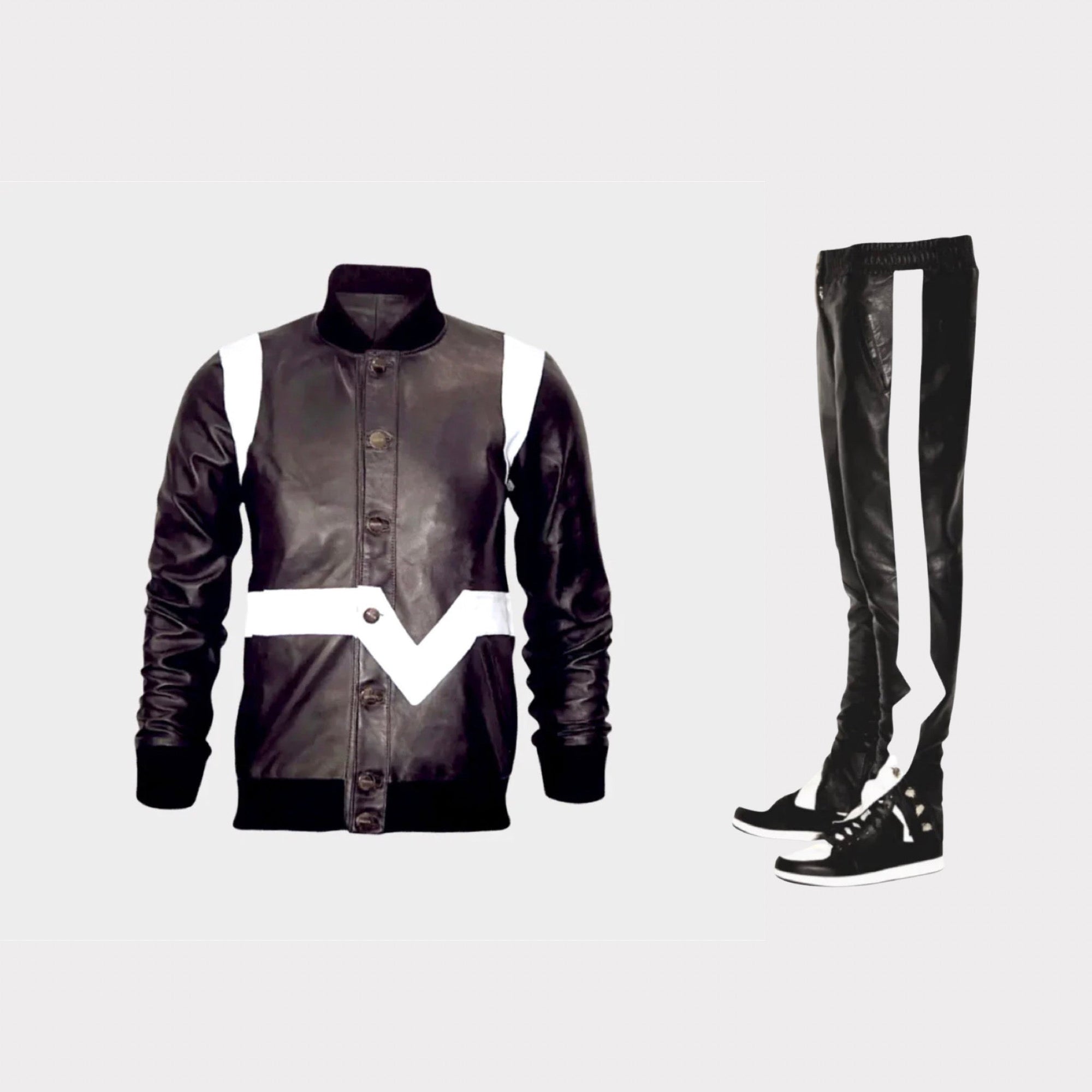 Valley Track Suit (Black/White)