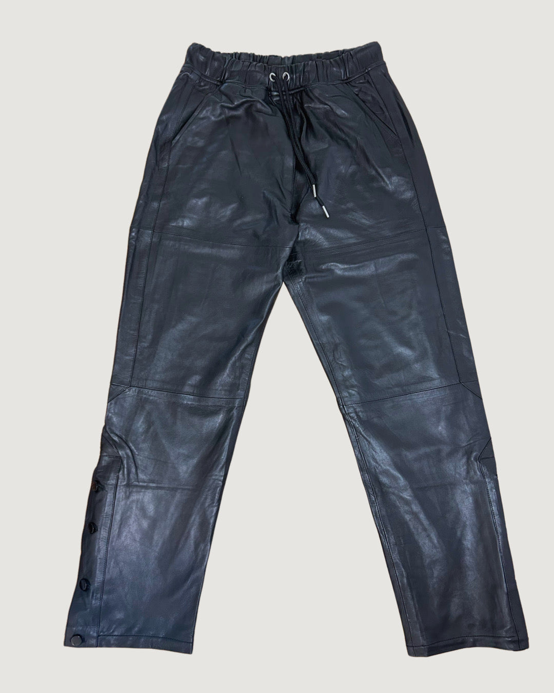Sun Green Leather Valley Court Trouser