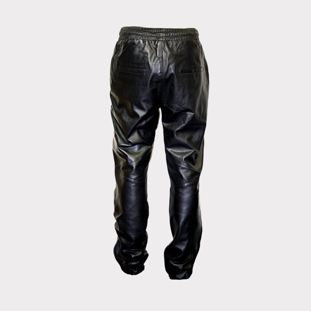 The Classic Luxury Leather Track Pants