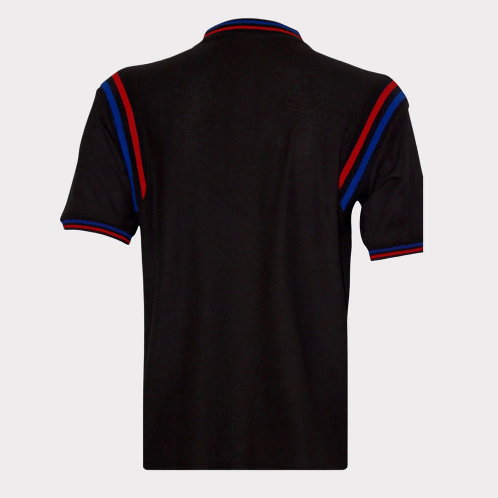 The Designer Polo (Black/Red/Blue)
